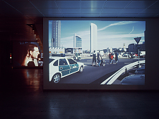 Immer immer mehr in Deutschland / Jens Ullrich, Vicky Wehrmeister, Alex Jasch, Jan Wagner, Florian Baudrexel / Schweizer Nationalhochhaus / Frankfurt a.M.